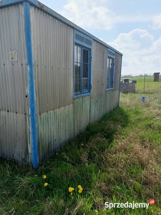Sprzedam kontener 24 x 6 dwa pomieszczenia Hale i magazyny