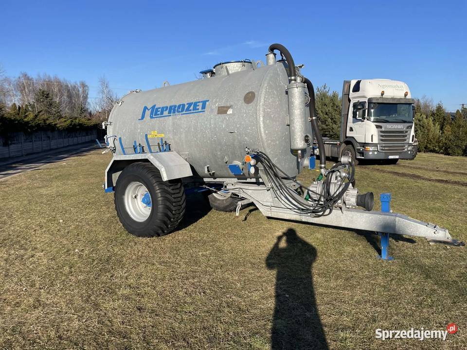 Beczkowóz meprozet Kościan 2017 r 6000l Maszyny rolnicze