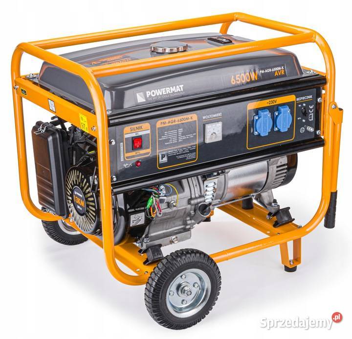 Agregat PRĄDOTWÓRCZY Generator 6500W 230V AVR śląskie Katowice
