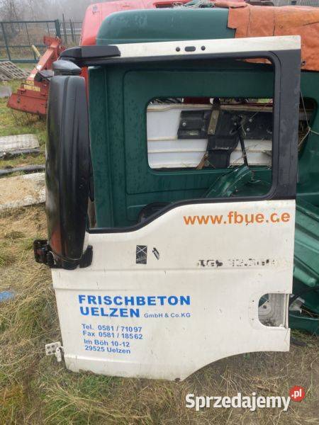 drzwi Man tgs tgx lewe z lusterkiem oryginalnym Zgierz