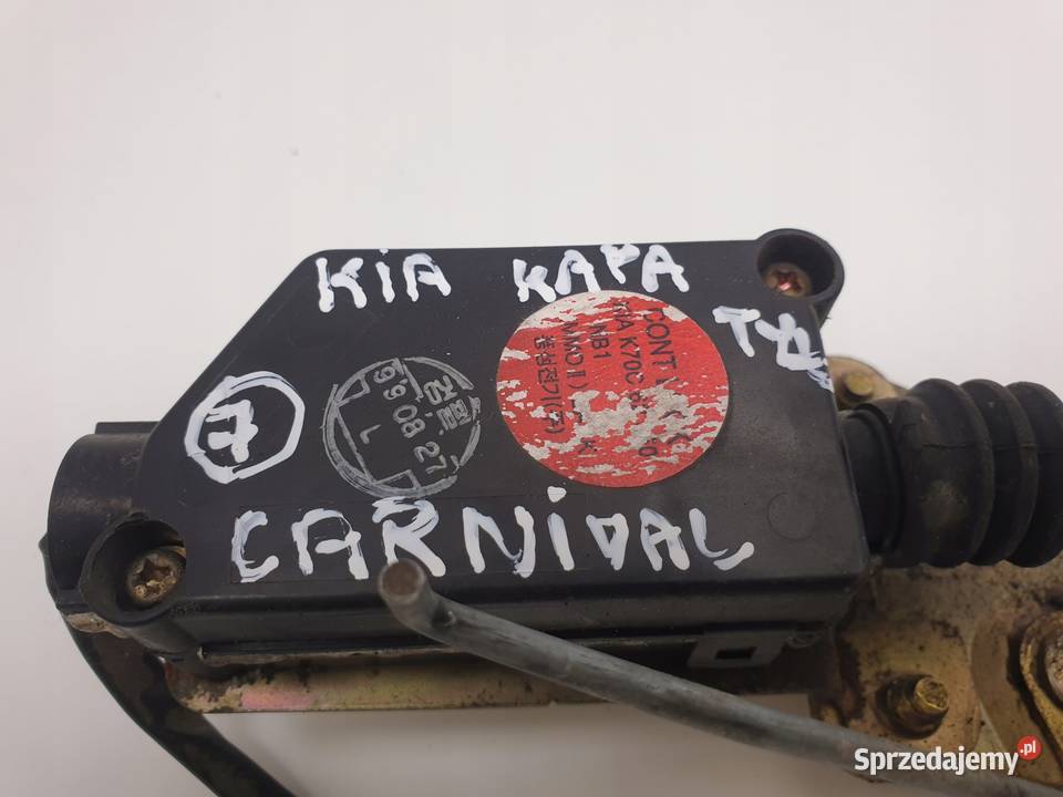Kia Carnival I SIŁOWNIK TYLNEJ KLAPY BAGAŻNIKA Rudka