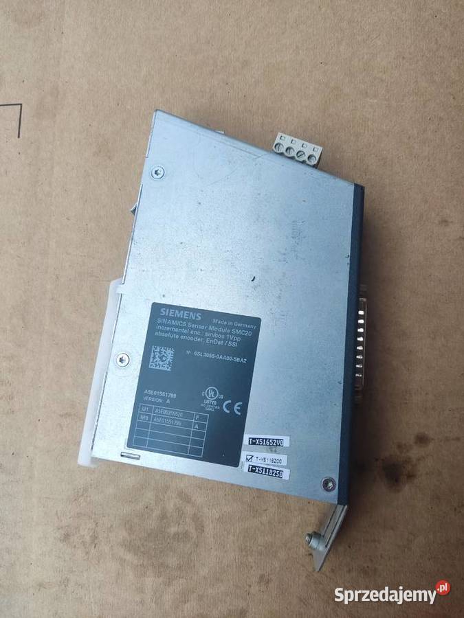 Moduł enkodera Siemens SMC20 6SL30550AA005BA2 wielkopolskie Kotlin sprzedam