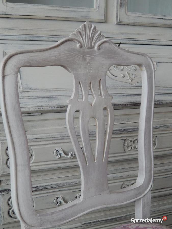 krzesło krzesła shabby chictoilescenki rodzajowe dolnośląskie Lubin