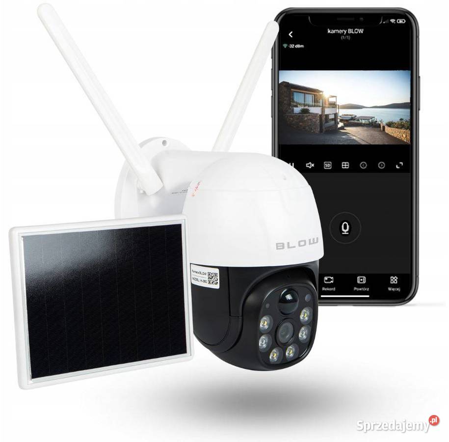 Kamera 4G LTE IP Zewnętrzna Obrotowa Monitorin Białystok