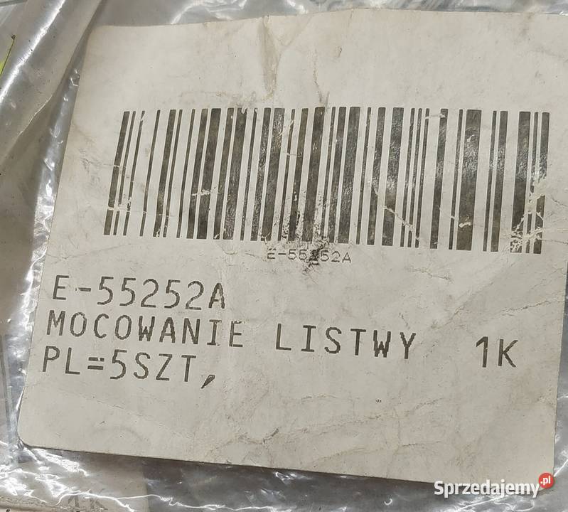 SPINKA BLASZKA MOCOWANIE LISTWY RENAULT 55252 Mielęcin sprzedam