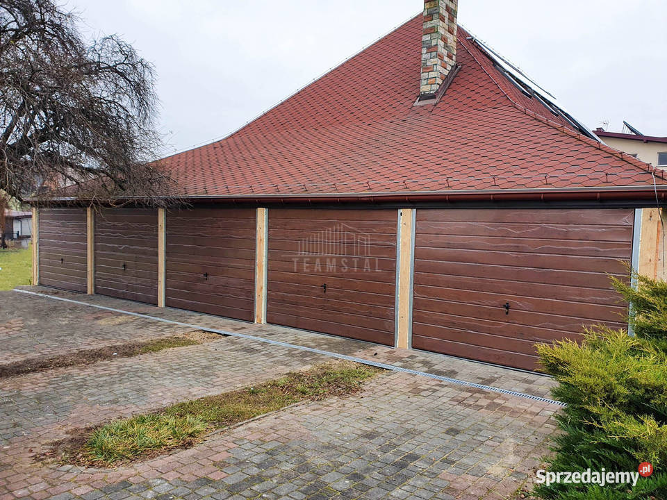 Bramy garażowe na wymiar uchylne ocieplone brama Łańcut
