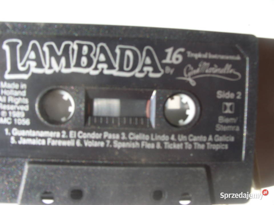 dancce kas LAMBADA GINO MORINELLO 1989 dolnośląskie Wołów sprzedam