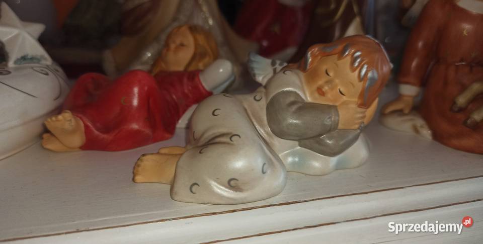 Anioł z mandoliną Figurka GOEBEL Weihnacht Boże Gdańsk