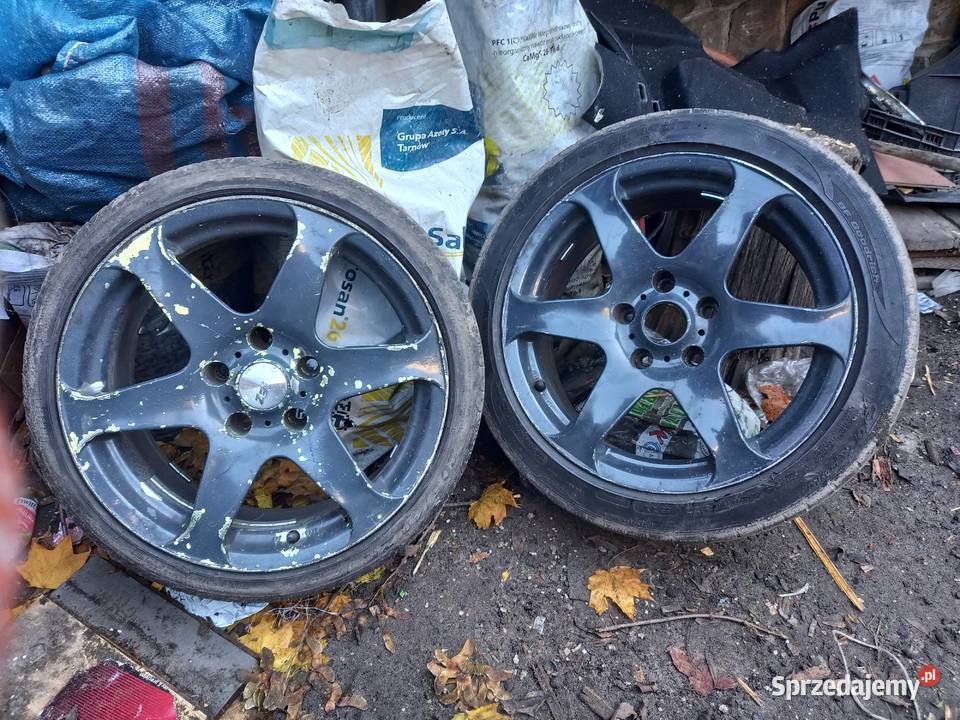 Felgi aluminiowe AEZ 17 5x120 opony letnie BMW