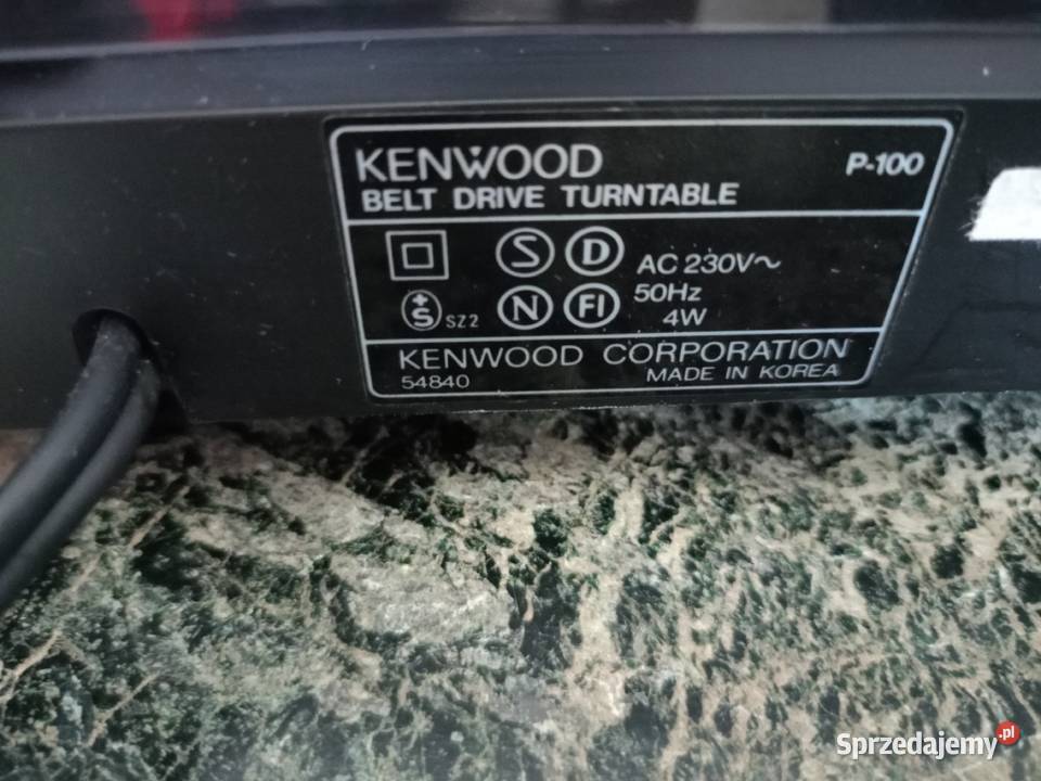 Gramofon KENWOOD P100 z przedwzmacniaczem Gramofony Drawski Młyn