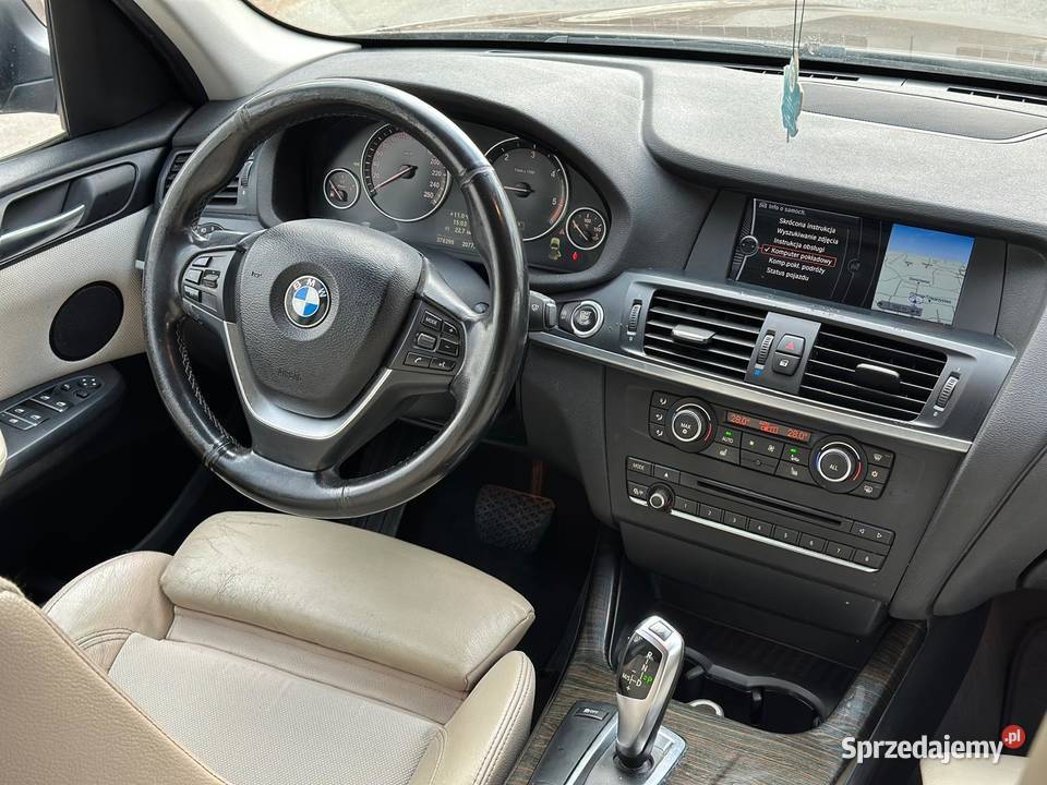 BMW X3 20d Automat 8hp Xenon 4x4 Bezwypadkowy diesel łódzkie Wieluń sprzedam