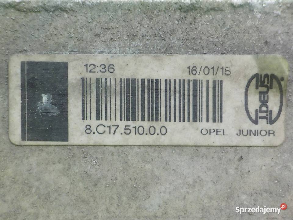 OPEL CORSA E 10 T 15r HB 3D intercooler Suków