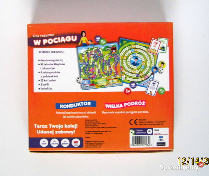Gra planszowa W pociągu Zielona sowa Kraków