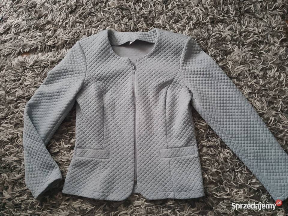Kurtka żakiet szary/srebrny Chrzanów