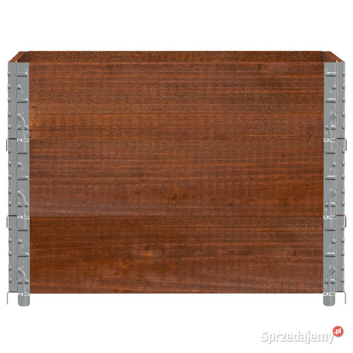 Nadstawki paletowe 3 brązowe 80x60 drewno sprzedam