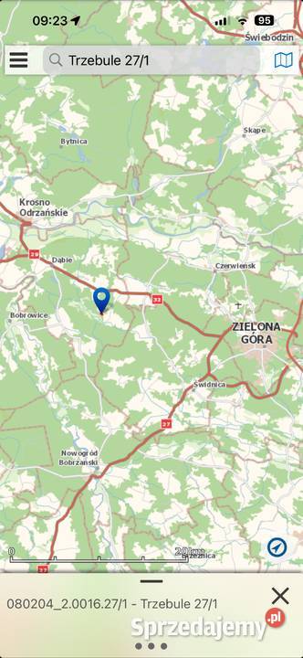działka w otulinie lasu Trzebule sprzedam