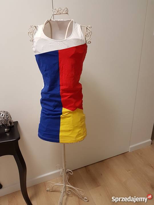 Sukienka bawełniana stan idealny 3840 Bez wzoru sprzedam