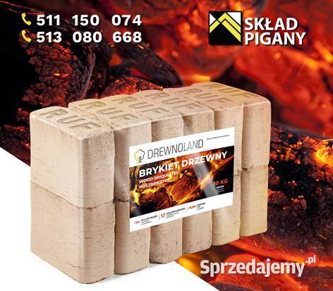 Opał BRYKIET DRZEWNYkostka RUF dębowy producent Sieniawa
