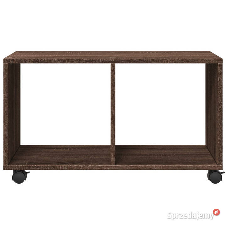 Szafka na kółkach brązowy dąb 72x33x425 WM853143 Warszawa