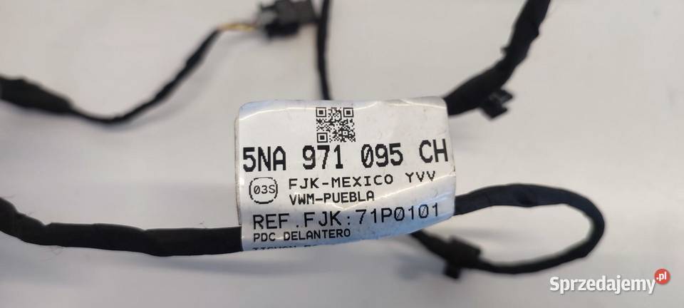 VW TIGUAN ALLSPACE WIĄZKA ZDERZAKA PDC PRZÓD