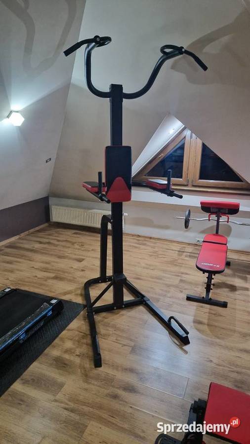 Duży stacjonarny drążek do podciągania i DIP wielkopolskie Poznań