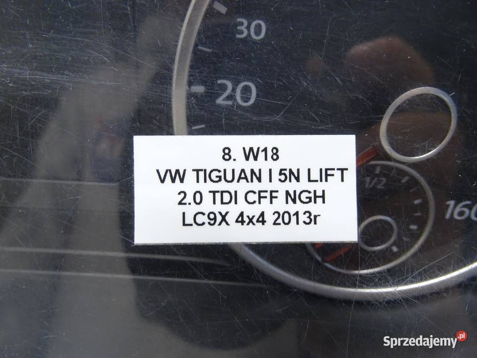 LICZNIK ZEGARY ZEGAR 5N0920983A 20 TDI VW TIGUAN osobowe sprzedam