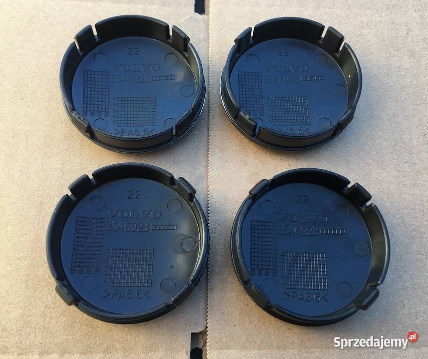 Dekielki logo Volvo czarno srebrne 64mm Zamość sprzedam