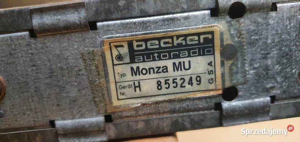 becker monza MU sprawne porsche mercedes łódzkie Łódź