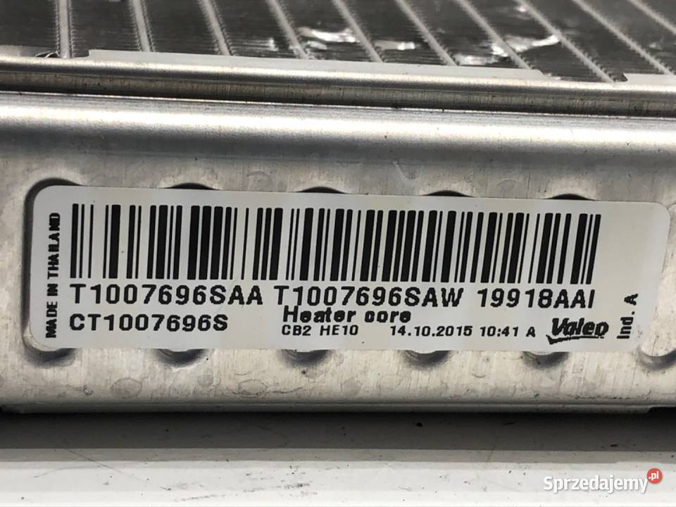 NAGRZEWNICA RENAULT TRAFIC III T1007696SAA Bus