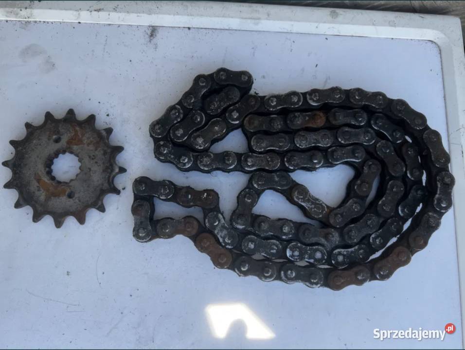 Łańcuch zębatka komplet Kawasaki GPZ 500S Ostrzeszów