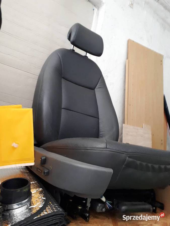 Fotel pasażera Saab 95 Aero skóra grzanie osobowe Sława