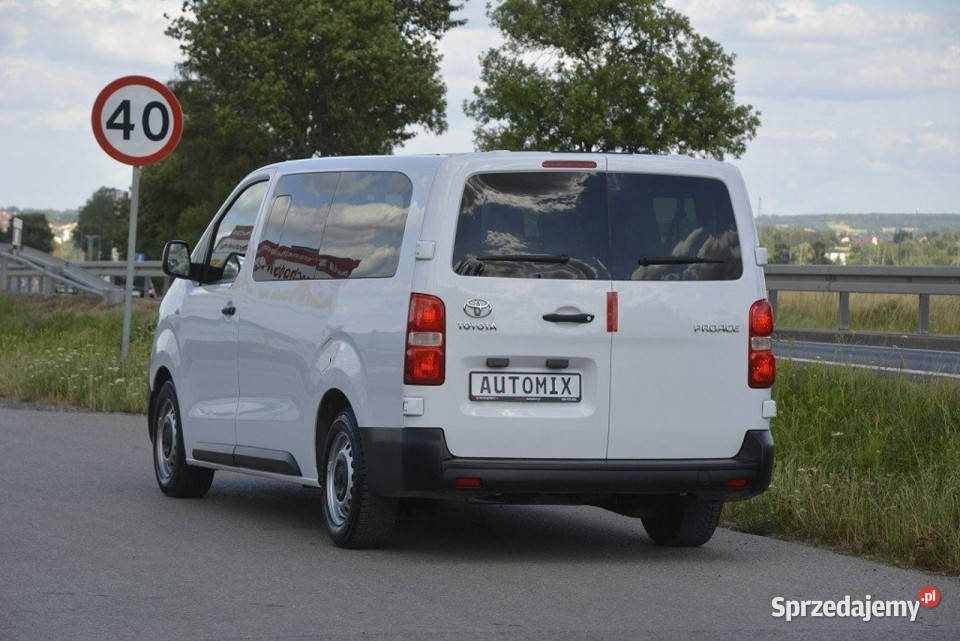 Toyota ProAce 20D4D L3H1 9 osobowy Polski Salon elektryczne lusterka ProAce Sędziszów Małopolski