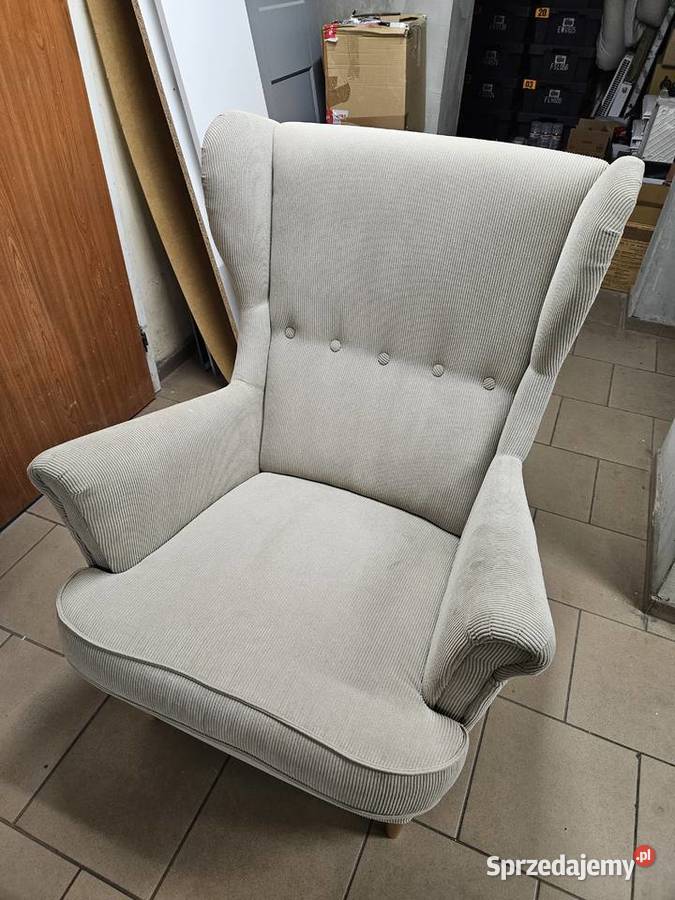 Fotel uszak ikea Strandmon Nowe Budkowice