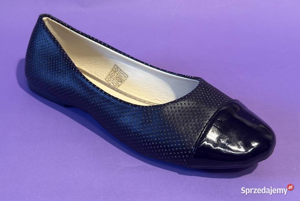 Czarne baleriny połysk rozmiar 38 BAL9 inna mazowieckie Żyrardów