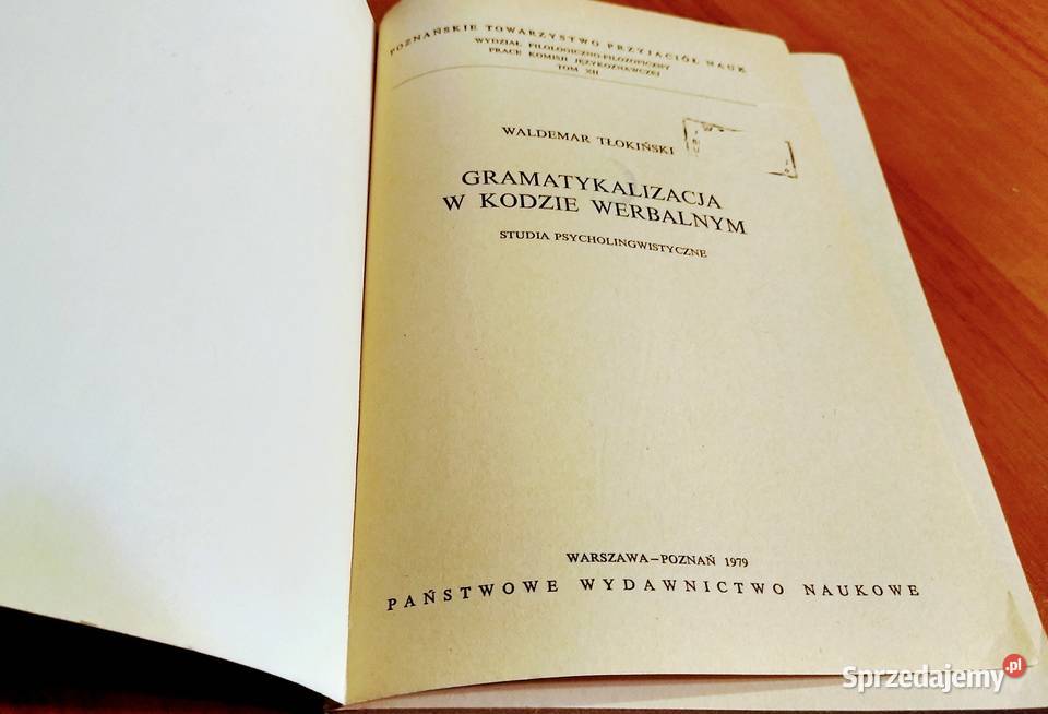 Gramatykalizacja w kodzie werbalnym studia Podręczniki pomorskie Gdańsk