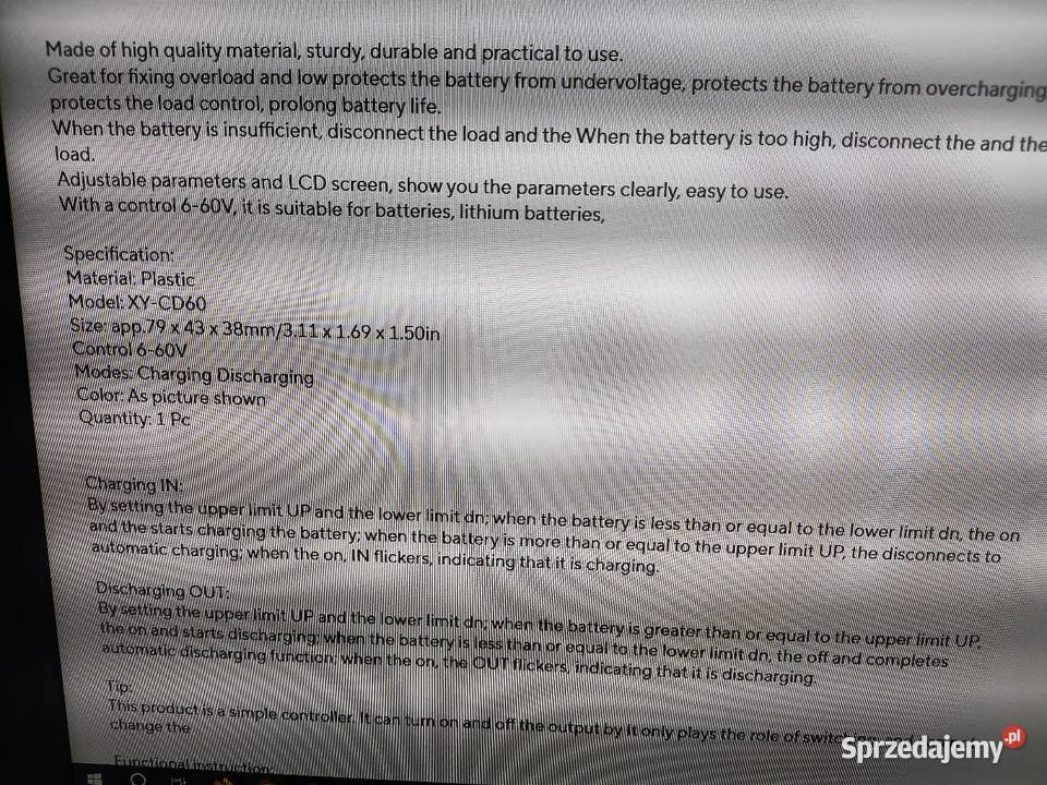 Regulator ładowania akumulatora nowy 660V Kraków