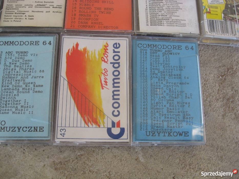 Kasety Gry do Commodore 13 Sprawne dubbing Gry na konsole Gry na konsole