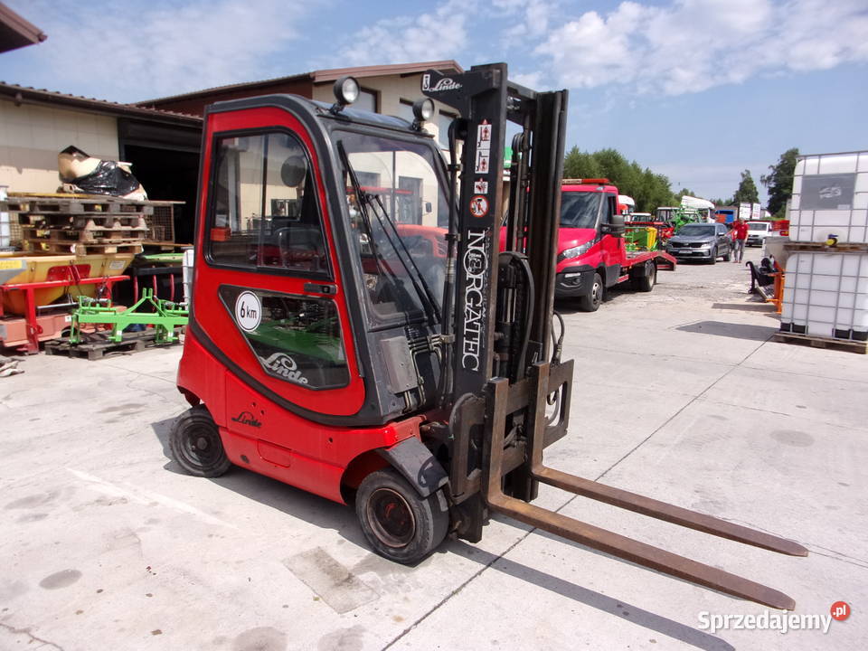 Linde H18T03 LPG udźwig 1 800 2000 15 500 Linde łódzkie Opoczno