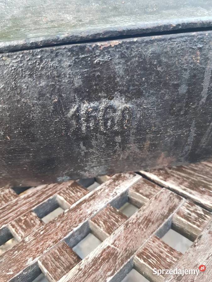 Dużaciężka żeliwnaprzedwojemna sygnowana zachodniopomorskie Barlinek sprzedam