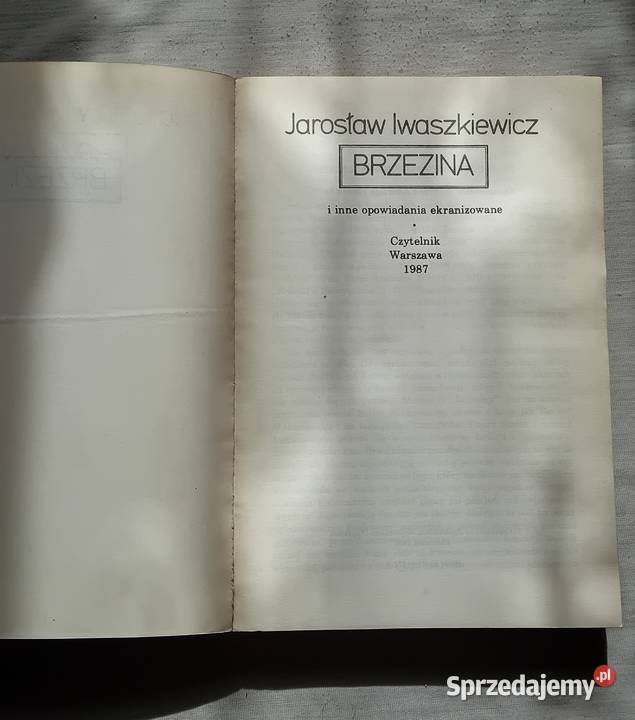 Jarosław Iwaszkiewicz Brzezinka i inne Koźminek sprzedam