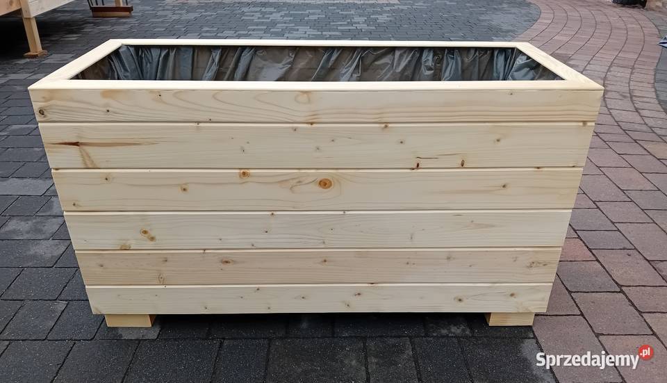 Doniczki drewniane małopolskie sprzedam