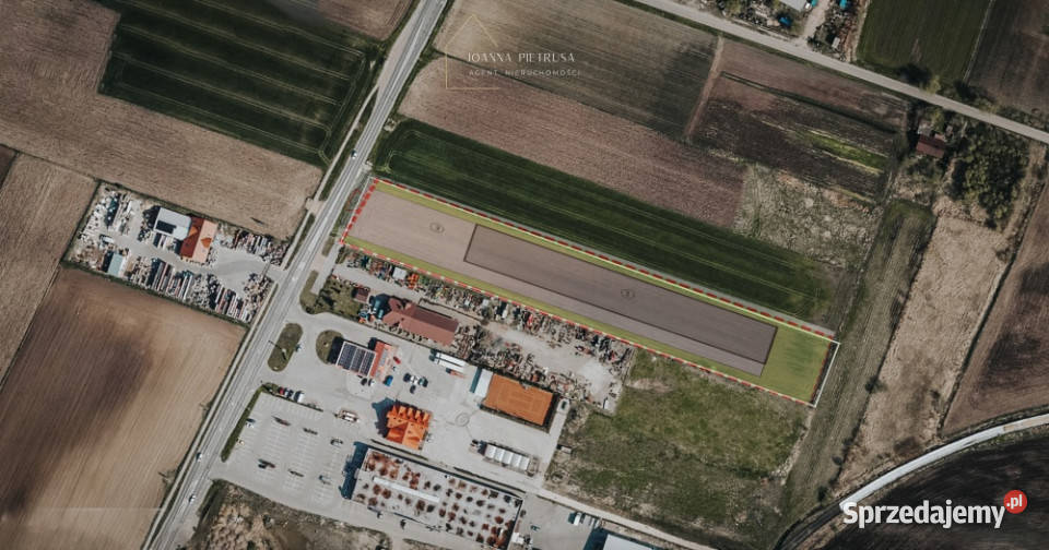 Działka przemysłowousługowa 1 ha Opatkowice z WZ 9975m2