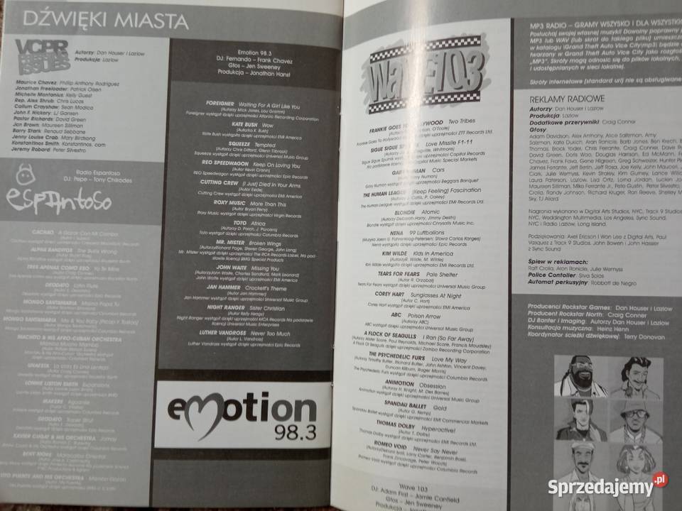 GTA Vice city instrukcja obsługi Turobin