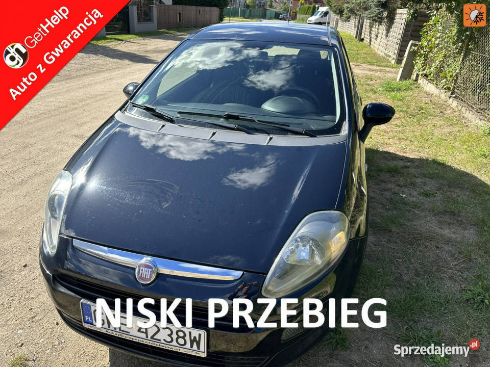Fiat Punto Evo BenzynaAuxUSBNiski gwarantowany klimatyzacja pomorskie Wejherowo