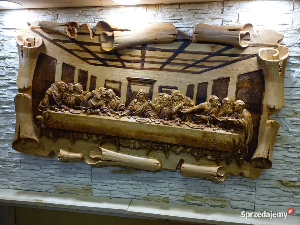 Ostatnia Wieczerza Plaskorzezba Drewno Młyny