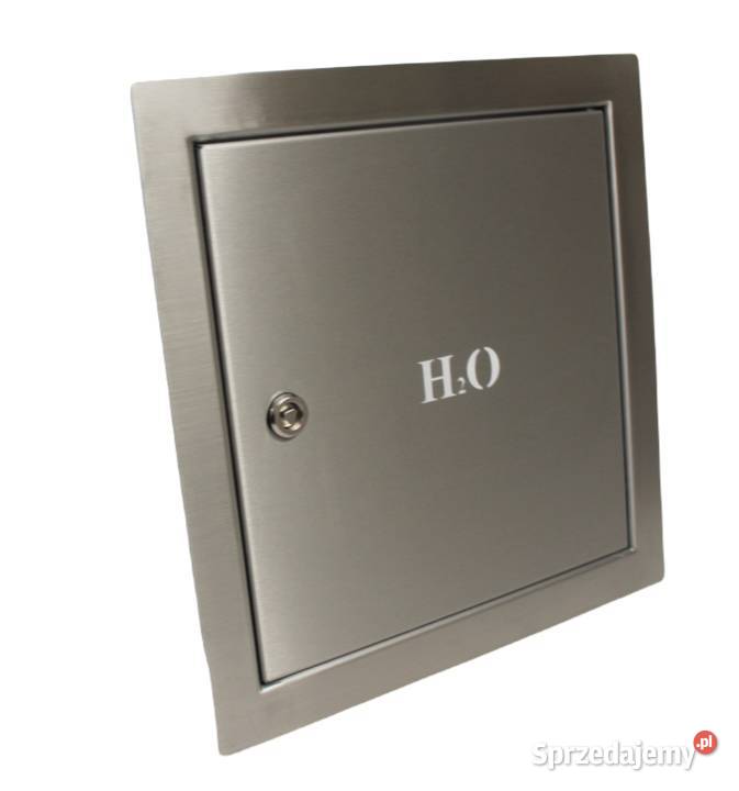 Drzwi rewizyjne zaworu wody 300x300 INOX H2O Bochnia