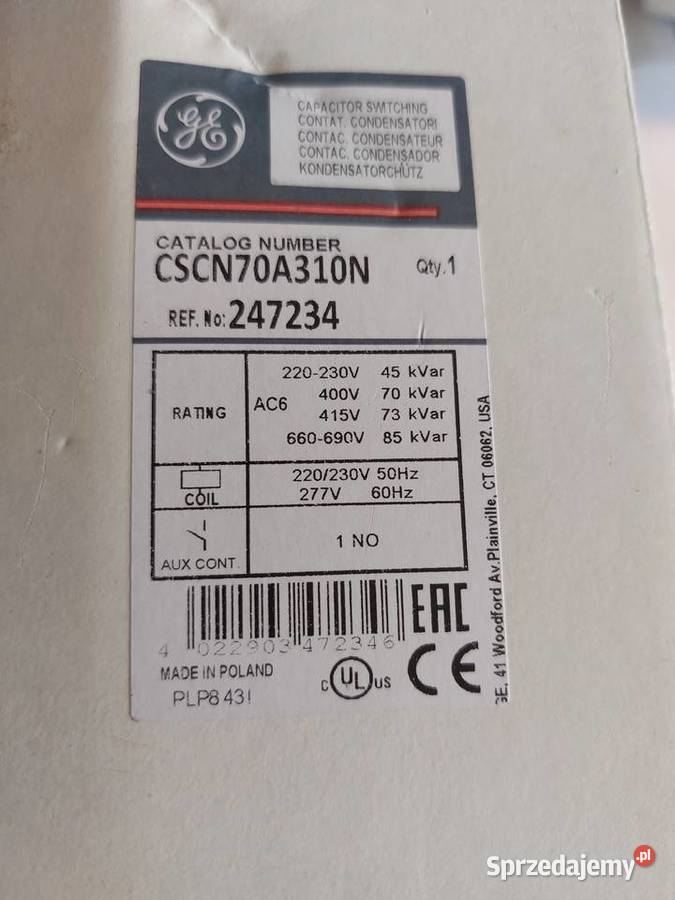 Stycznik CSCN70A310N