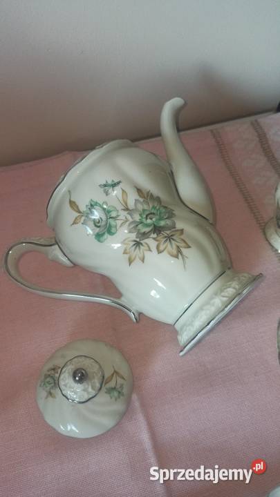 Dzbanek do kawy Ilmenau Turyngia Edelwei ze Porcelana i szkło Gdańsk