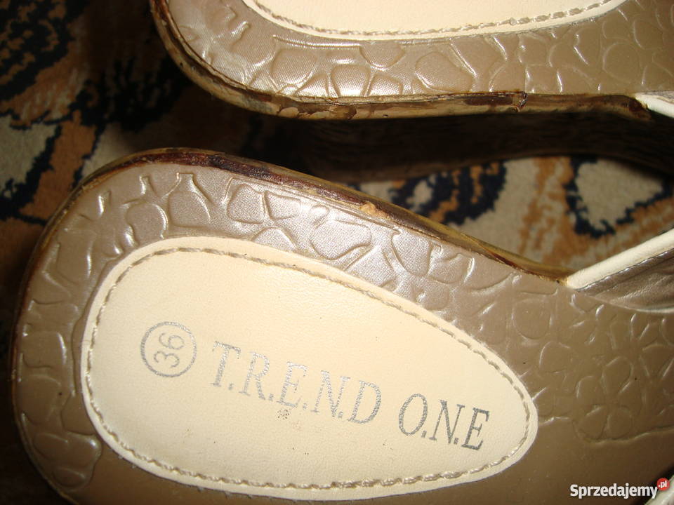 Sandałki TREND ONE letnie 36 damskie białe Ostrołęka