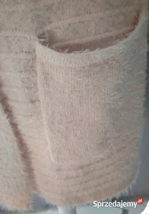 Sweter kardigan płaszcz miś alpaka sweterek Rozmiar 38(M) Łódź